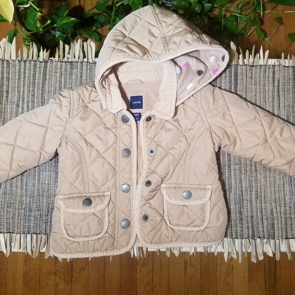 Girls Gap Quilted Jacket size 2